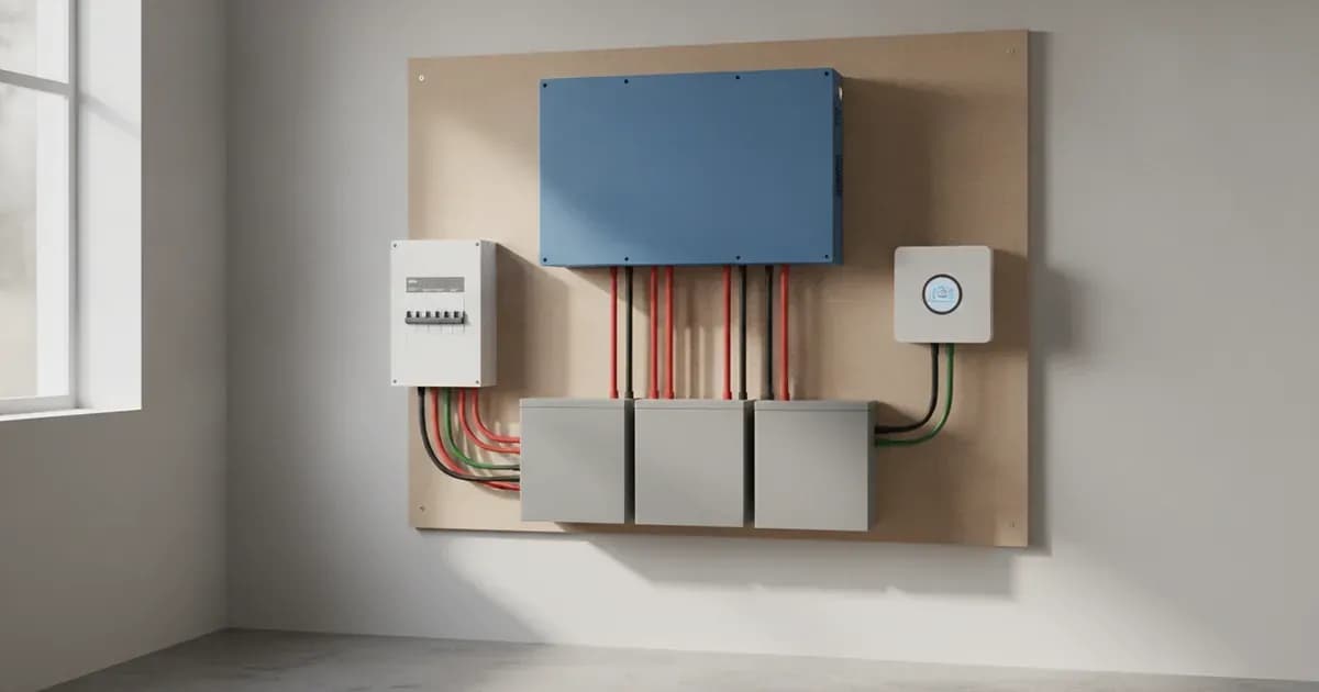 Technical illustration for Victron Energy and Pylontech Lithium Battery Setup Guide — SolarNevs spec card