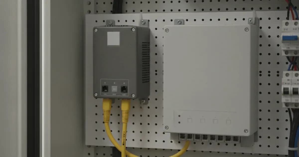 A photo showing a Victron GX device connected via CAN-bus to an MG Energy Systems Master BMS unit — SolarNevs spec card