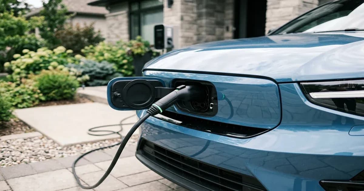 MG ZS EV premium electric crossover plugged into a charger in Pakistan — SolarNevs spec card
