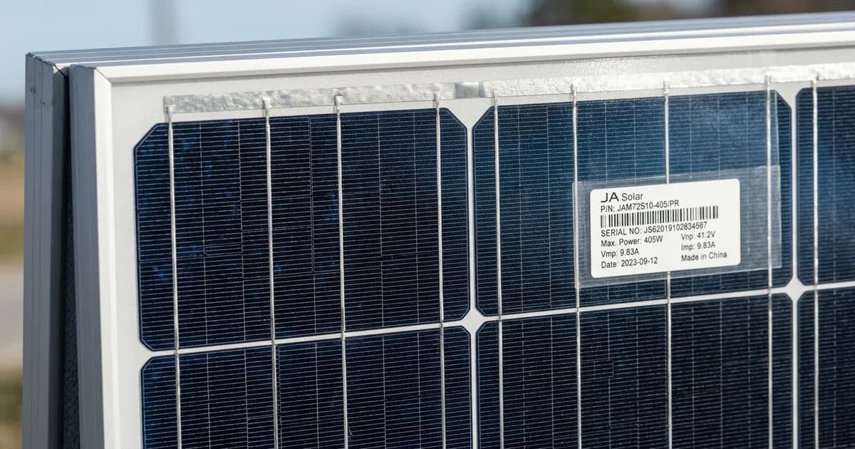 JA Solar Verification Guide: Spot a Fake DeepBlue — SolarNevs spec card