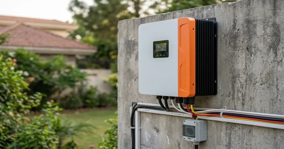 Fox ESS solar inverter installed in Pakistan — SolarNevs spec card