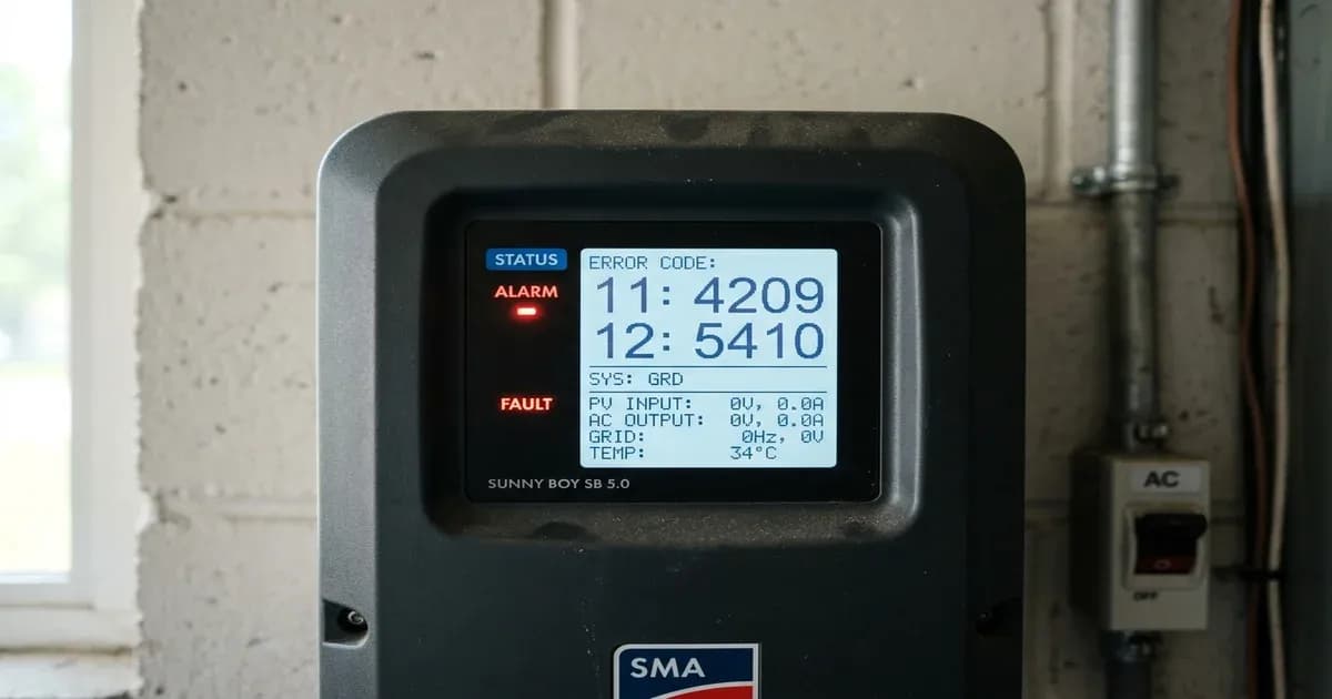 Solar inverter error code master index by brand — SolarNevs spec card