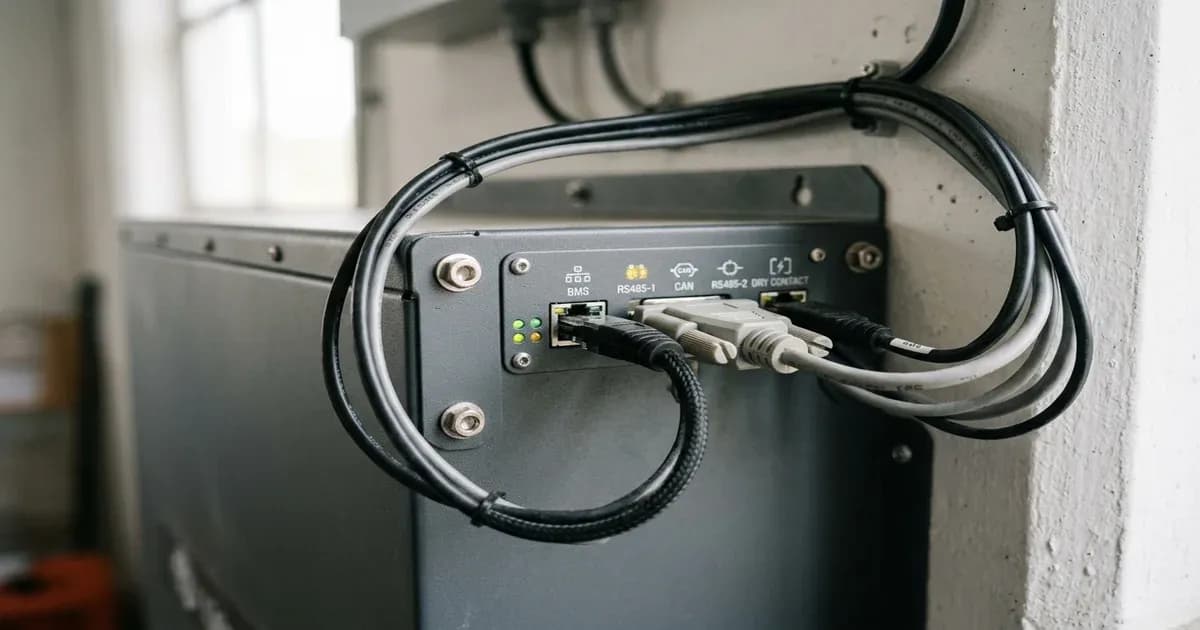 Lithium battery inverter communication and compatibility errors troubleshooting — SolarNevs spec card