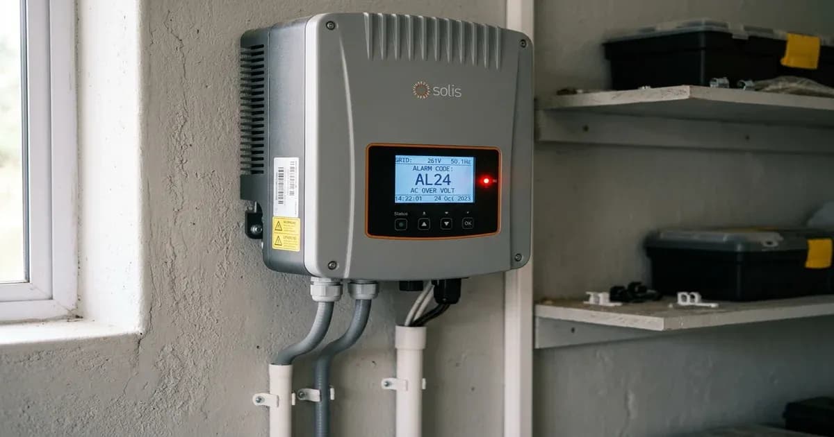Solis solar inverter error code troubleshooting — SolarNevs spec card