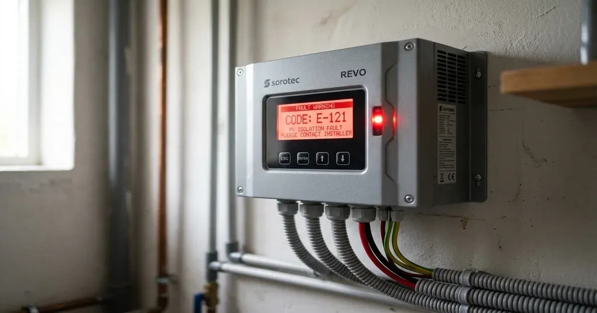Sorotec solar inverter error troubleshooting — SolarNevs spec card