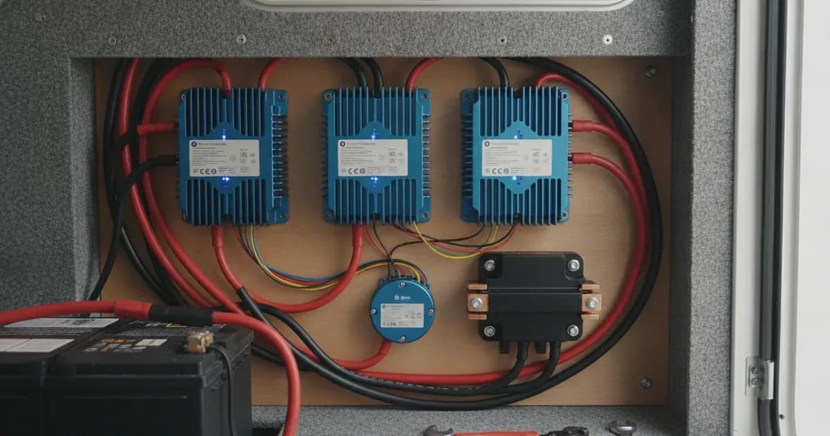 Victron VE.Smart Networking: Wireless Sync & Setup — SolarNevs spec card