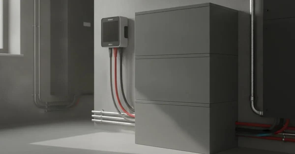 Photo of a Victron GX device connected to a BlueNova battery bank via CANbus — SolarNevs spec card