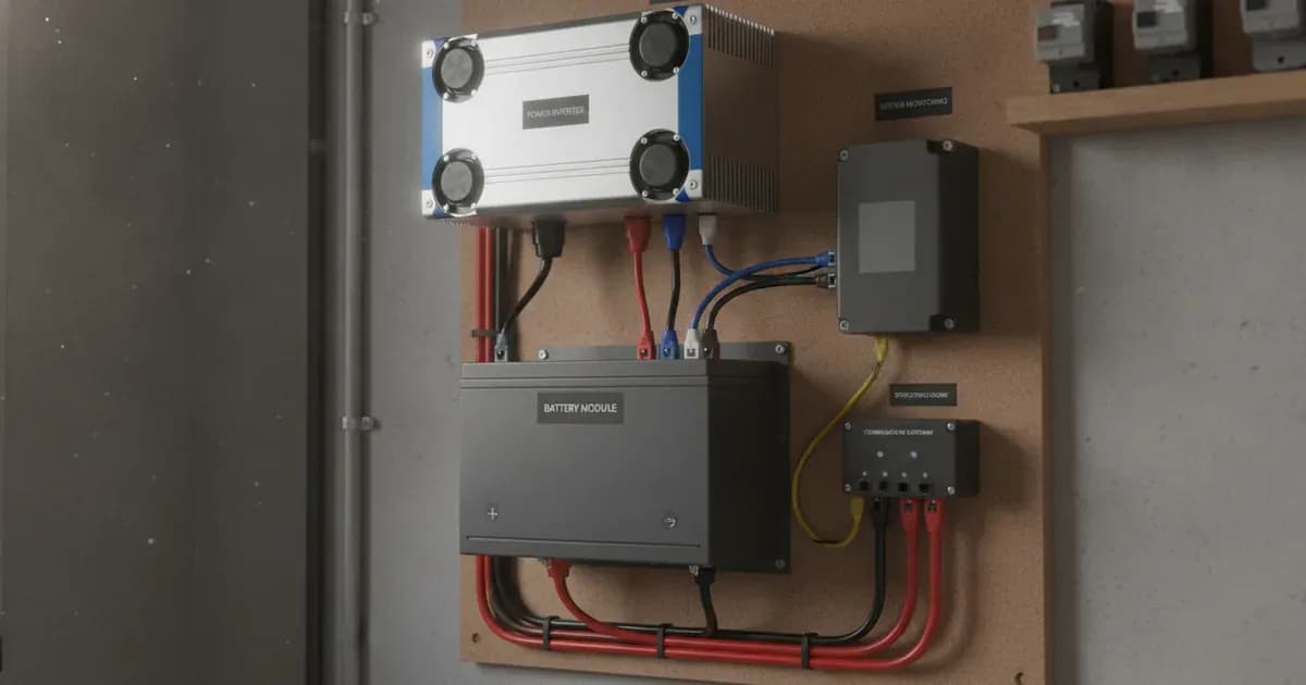 Victron Discover AES Lithium Battery Setup Guide — SolarNevs spec card