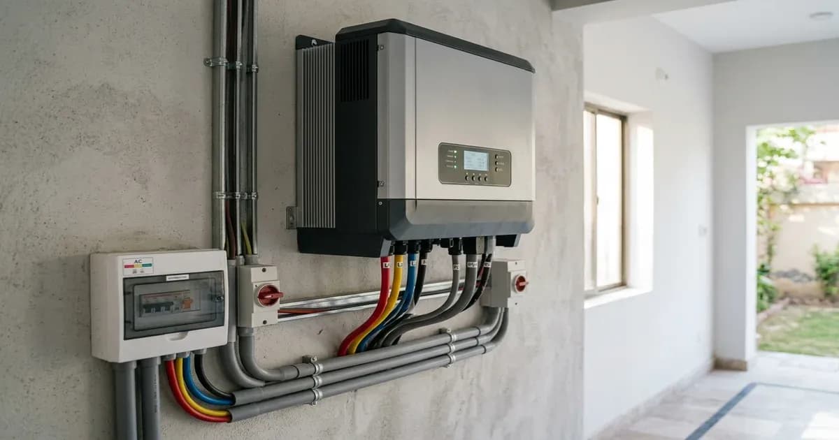 10kW solar inverter installed in Pakistan — SolarNevs spec card