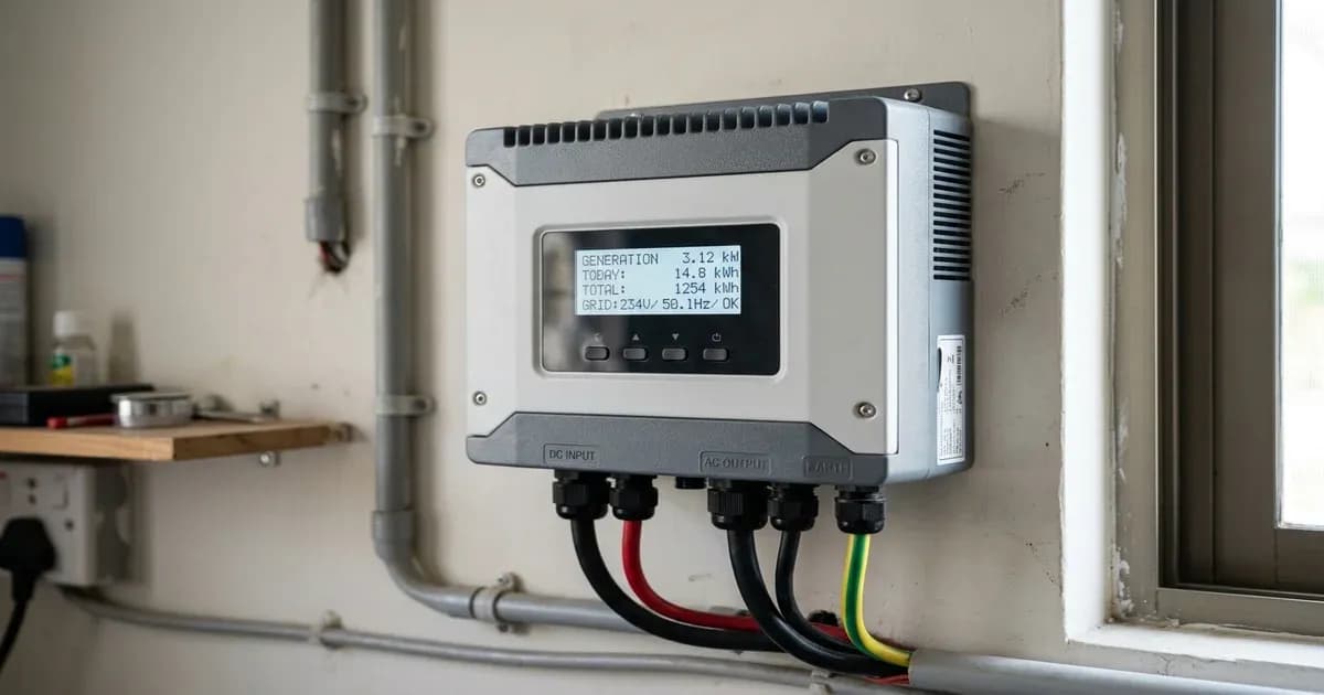 3kW solar inverter installed in Pakistan — SolarNevs spec card