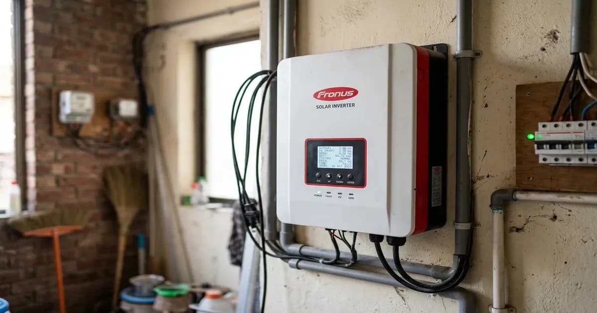 Fronus solar inverter installed in Pakistan — SolarNevs spec card