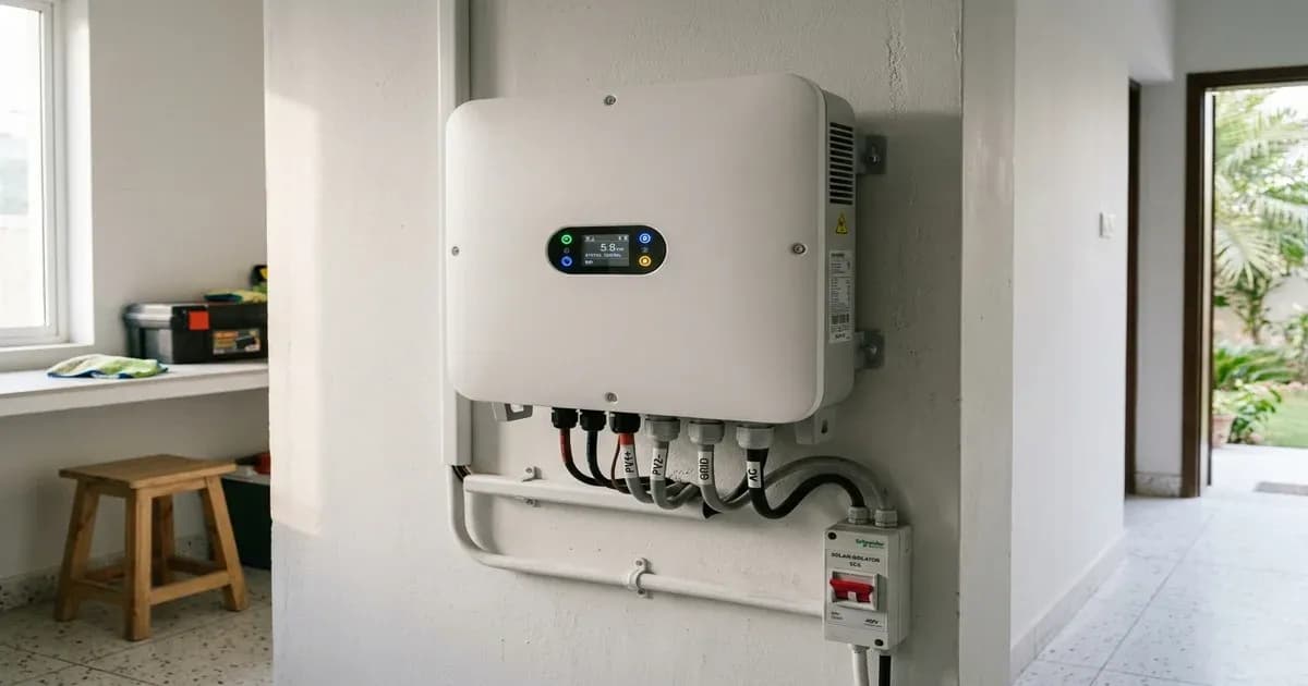 Huawei solar inverter installed in Pakistan — SolarNevs spec card