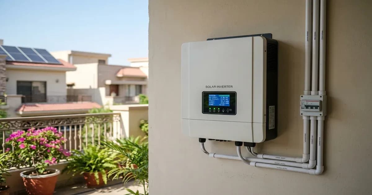Inverex solar inverter installed in Pakistan — SolarNevs spec card