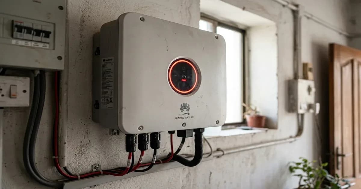 Huawei SUN2000 smart string inverter error troubleshooting — SolarNevs spec card