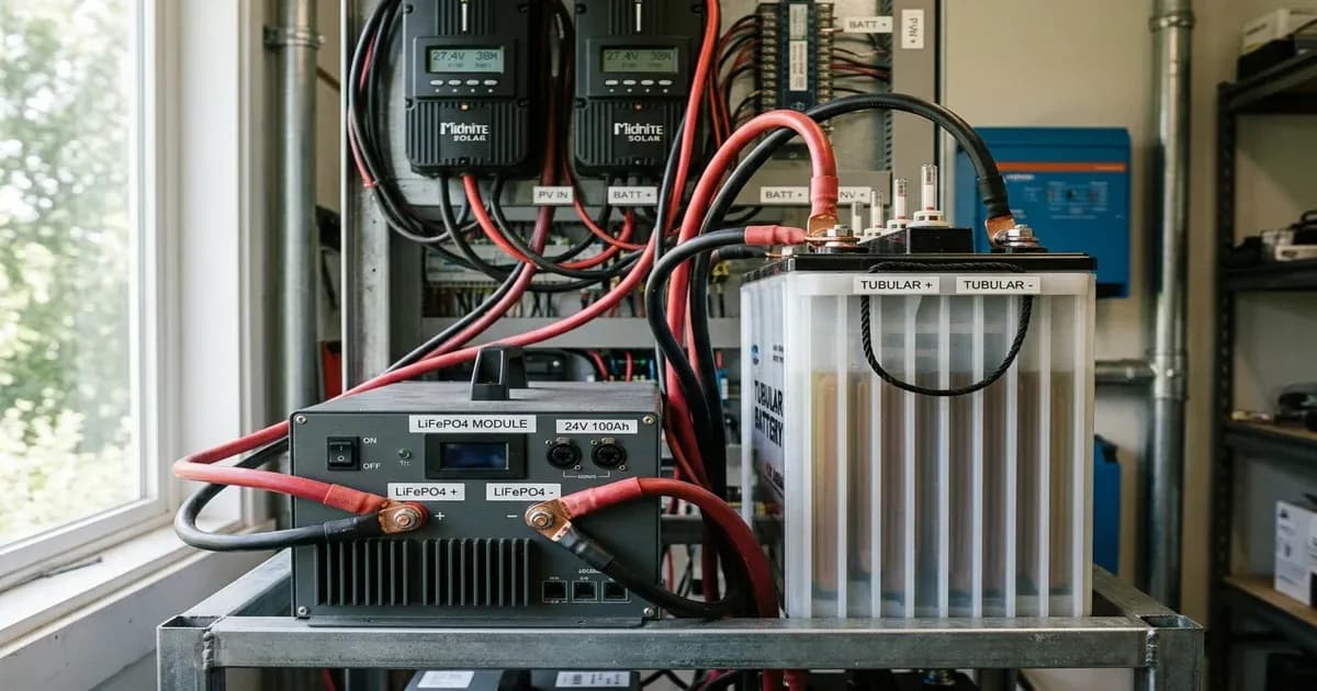 Lithium vs tubular battery comparison in Pakistan — SolarNevs spec card