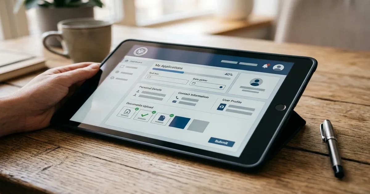 CM Punjab Solar Scheme online application form on digital tablet — SolarNevs spec card