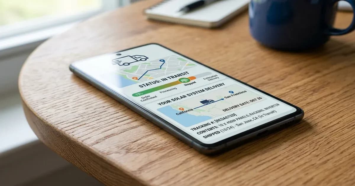 CM Punjab Solar Scheme rollout delivery status tracker on smartphone screen — SolarNevs spec card