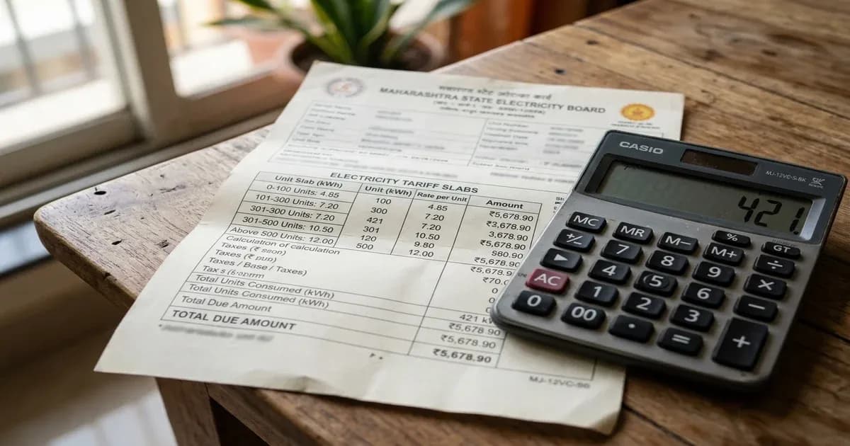 Electricity slab tariff rates and billing calculations in Pakistan — SolarNevs spec card