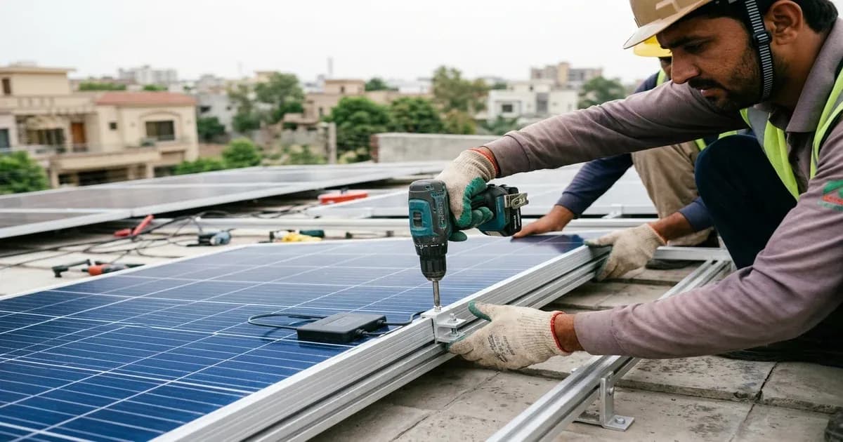 Solar panels rooftop installation costs in Lahore Pakistan — SolarNevs spec card