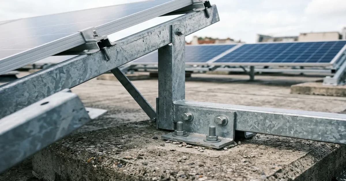 Solar panels mounting structure types on residential roof in Pakistan — SolarNevs spec card
