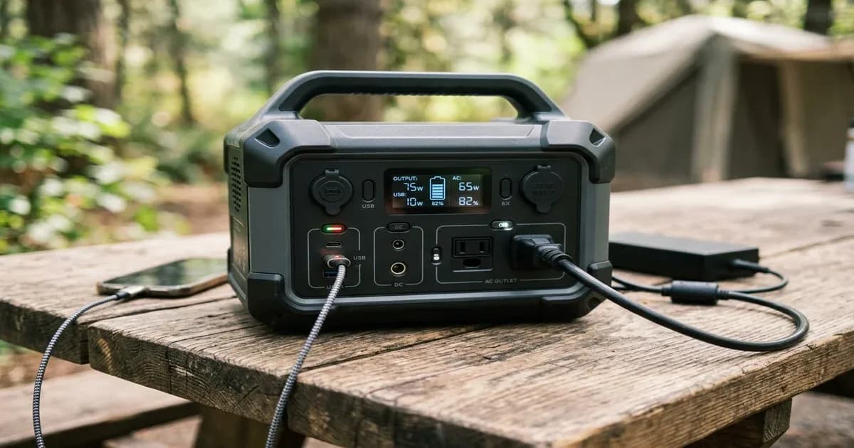 Portable solar generator and battery power station details in Pakistan — SolarNevs spec card