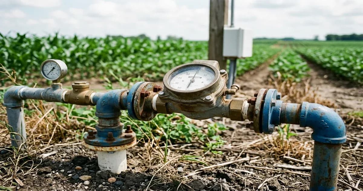 Groundwater well regulations flow meter details in Pakistan — SolarNevs spec card
