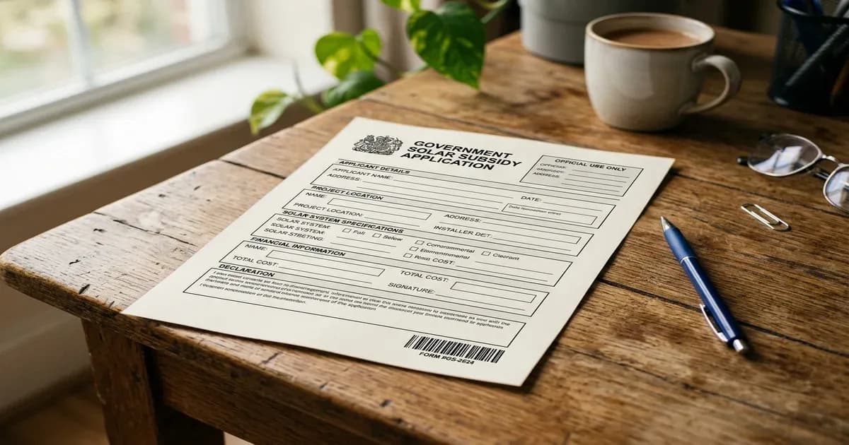Punjab solar tube well subsidy application guide in Pakistan — SolarNevs spec card