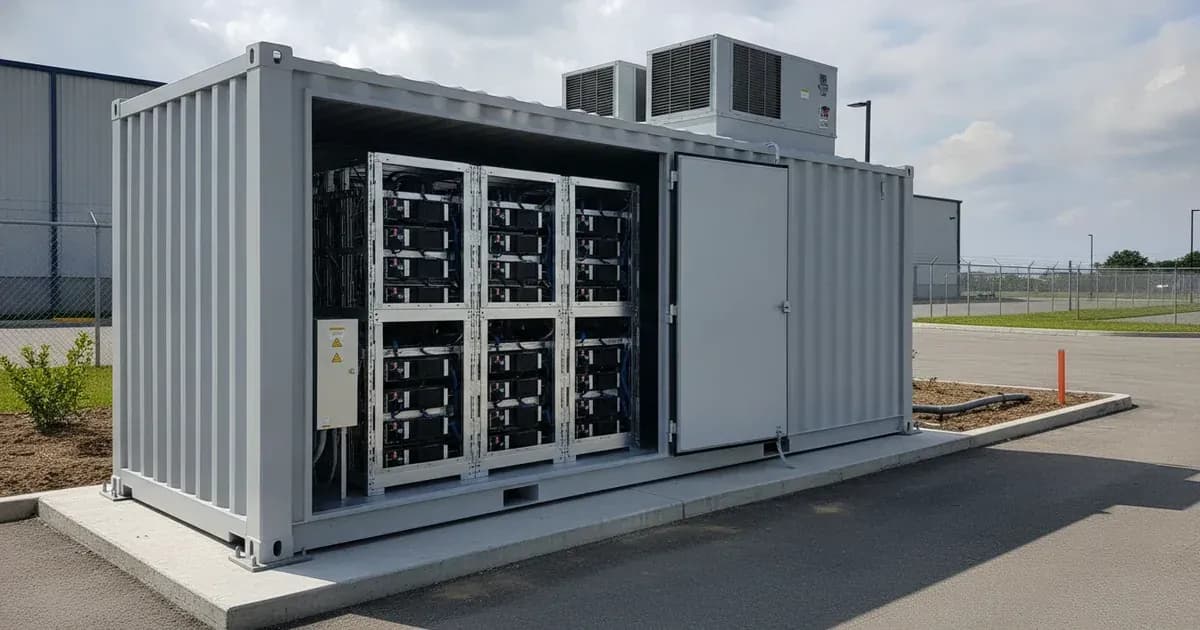 A high quality technical diagram of uk pas 63100 commercial battery outbuilding installation guide — SolarNevs spec card